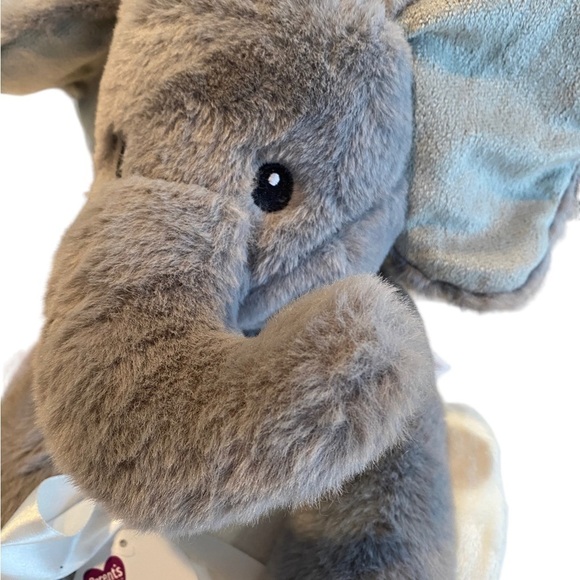 Parent's Choice Baby & Toddler White & Gray Dot Blanket & Plush Elephant Toy Set - Picture 6 of 14